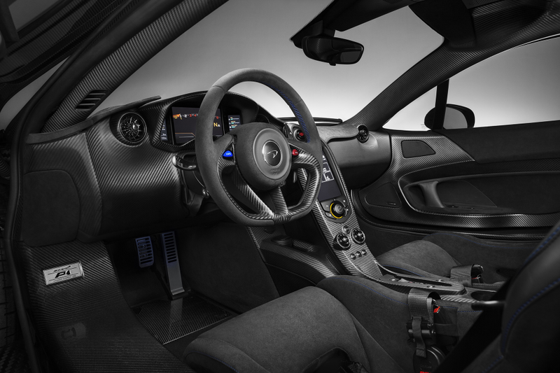 Illustration for article titled The McLaren P1 Farewell Is Dressed In Stunning Naked Blue Carbon